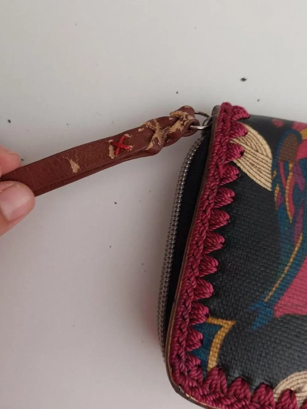 Sakroots multi coloured wallet bird peace #boho #floral